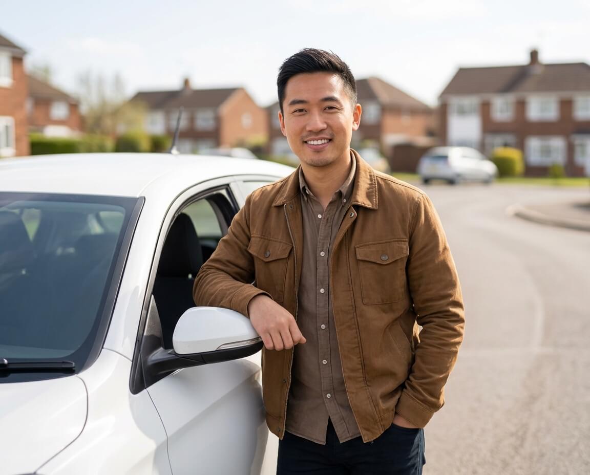 DVSA-approved automatic driving instructor during a lesson in Birmingham